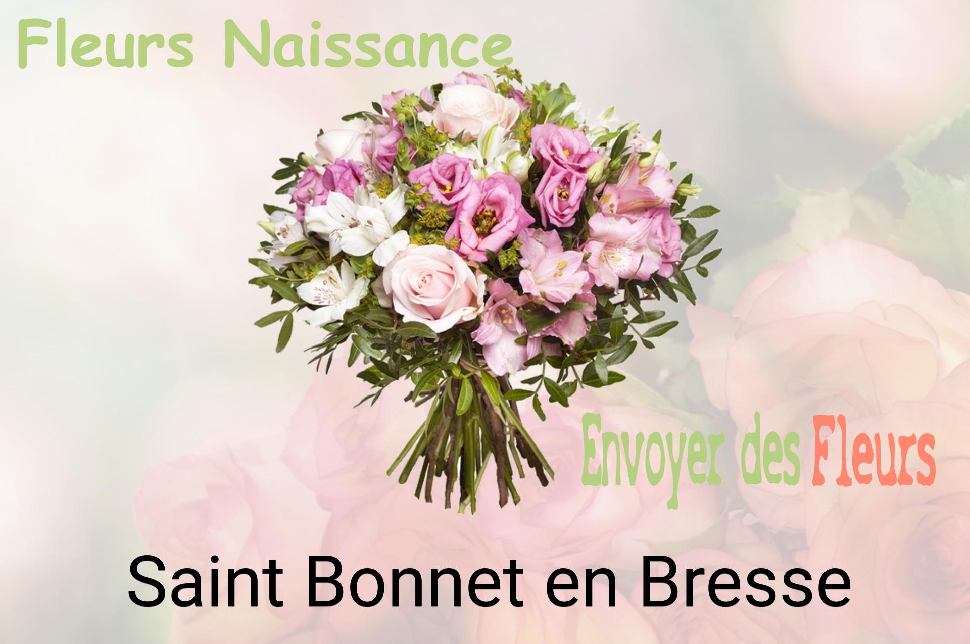 Bouquet de fleurs de naissance livré à Saint-Bonnet-en-Bresse