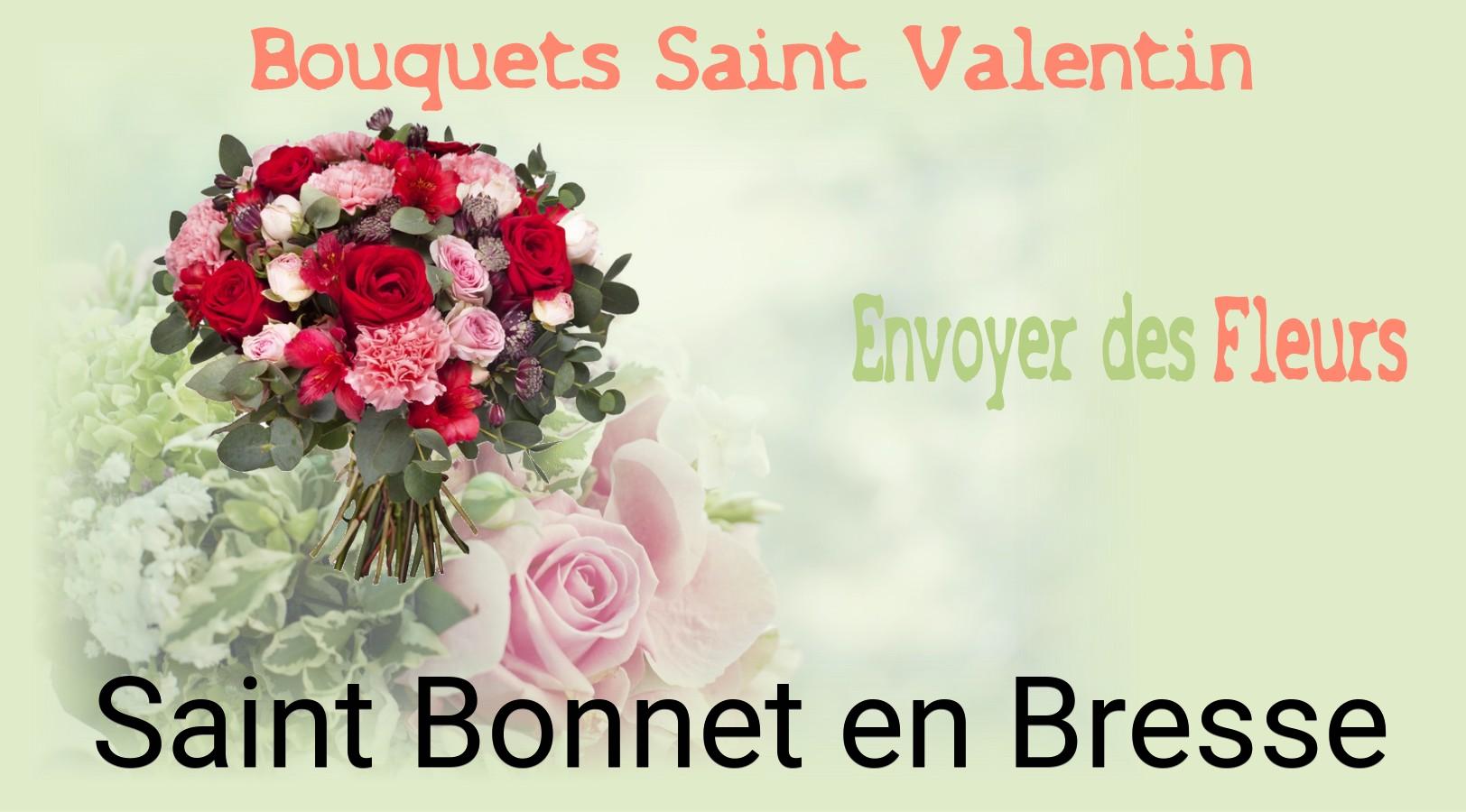 Roses de Saint-Valentin livrées à Saint-Bonnet-en-Bresse